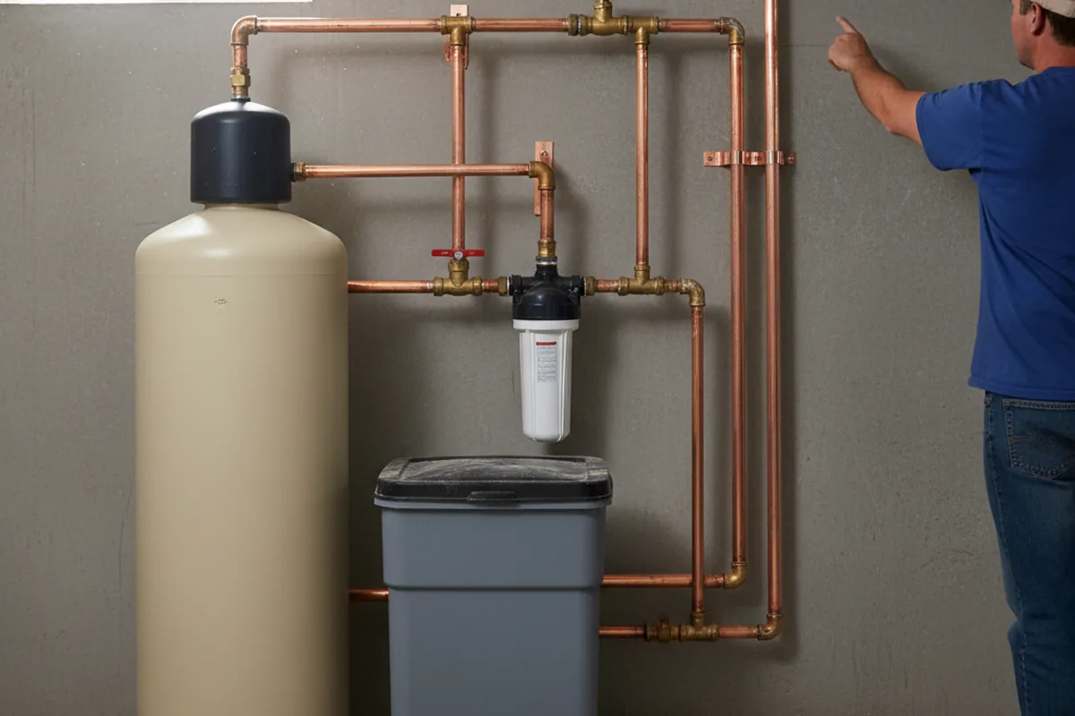 Whole-house water treatment system installed in Ardmore